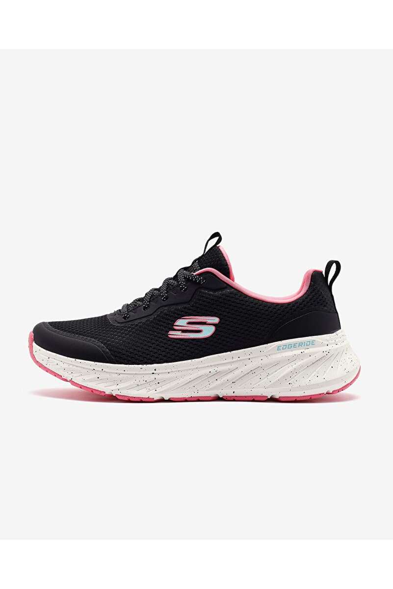 Skechers EDGERİDE - SMOOTH JOURNEY Kadın Siyah Spor Ayakkabı 150472 BKPK