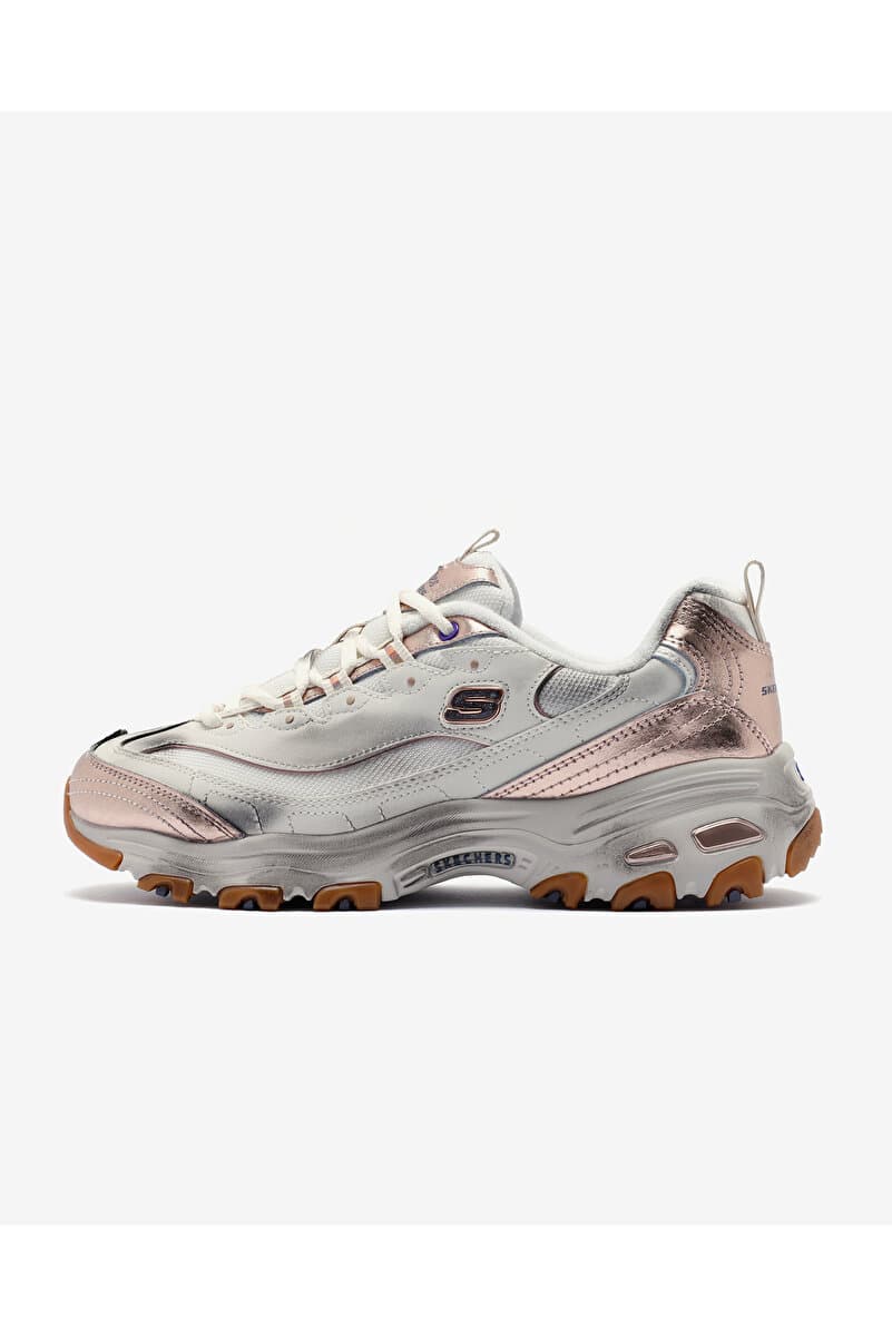 Skechers D'lİtes - VİNTAGE VİSİON Kadın Natürel/Altın Sneakers 150245 NTGD